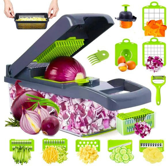 Multifunctional Vegetable Slicer and Grater Set - Image 2