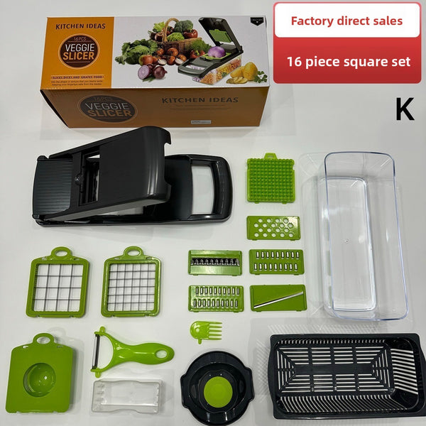 Multifunctional Vegetable Slicer and Grater Set - Image 7