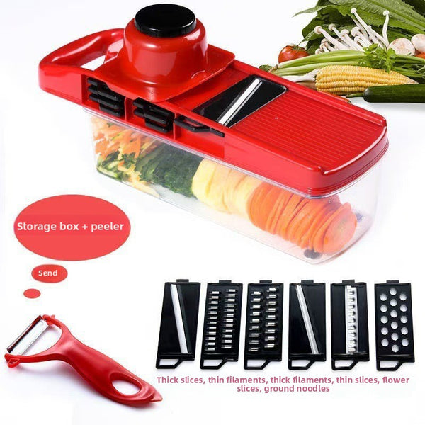 Multifunctional Vegetable Slicer and Grater Set - Image 8
